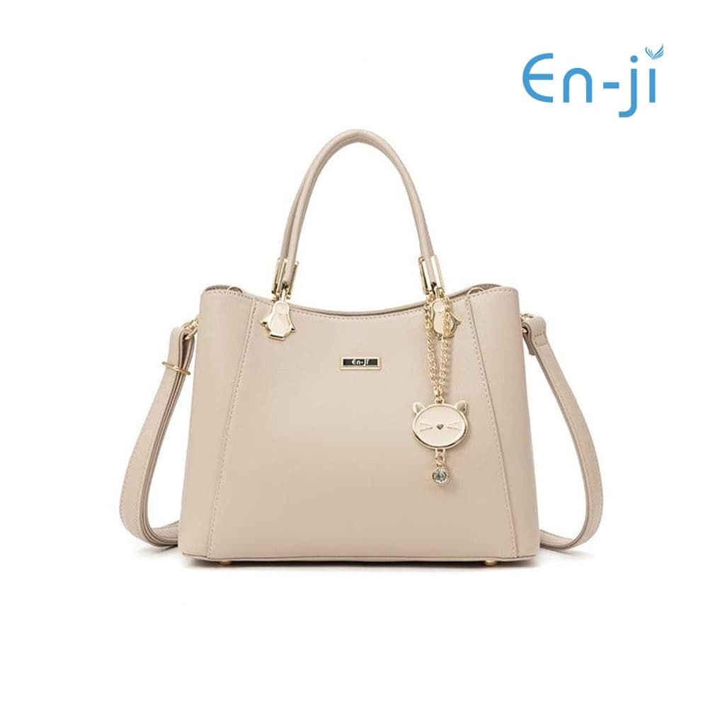 En-ji Hyoju Handbag - Almond
